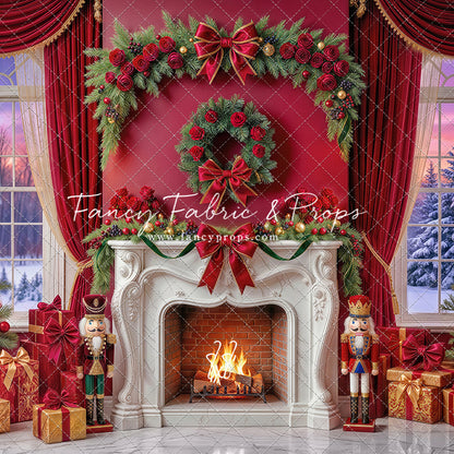 Scarlet Christmas Room - with Sweep Option