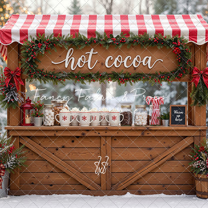 Snowy Sips Cocoa Bar - With Sweep Option