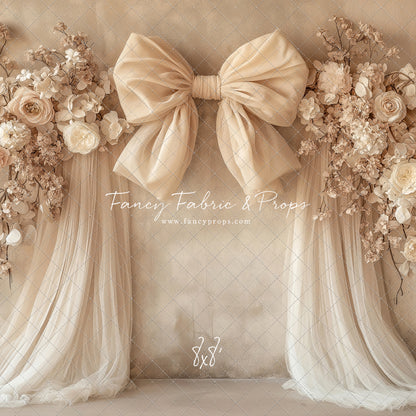 Soft Bow & Tulle - With Sweep Option