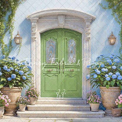 Summertime Patio - Green Door - With Sweep Option