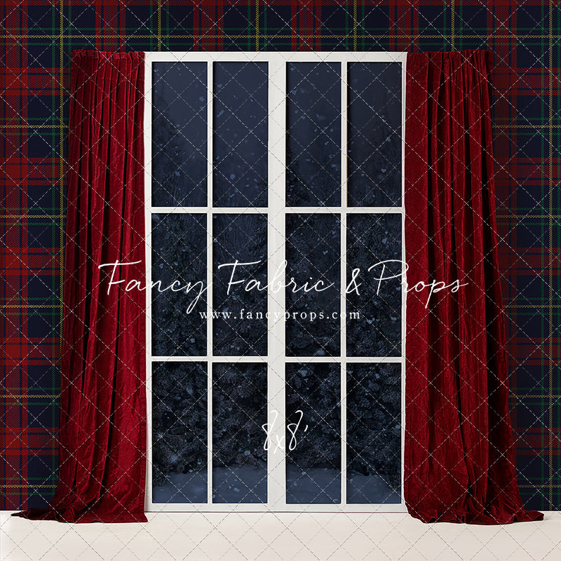 Tartan Traditional Mantle Window