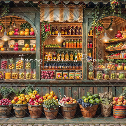 Tropical Fruit Market - With Sweep Option