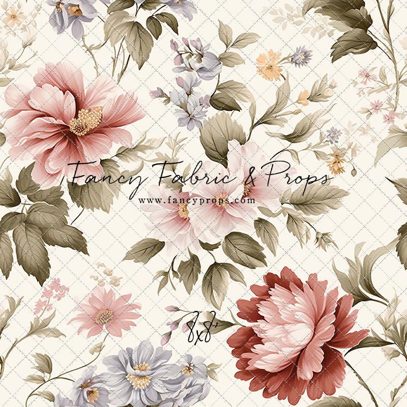 Vintage Pastel Blooms
