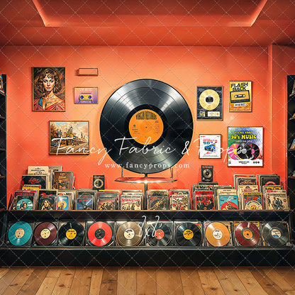 Vinyl Revival Room - Wood Floor Version