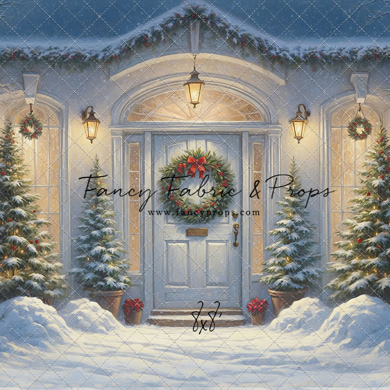 White Christmas Welcome - With Sweep Option