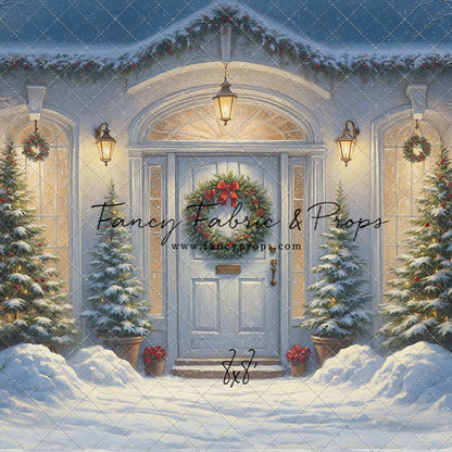 White Christmas Welcome - With Sweep Option