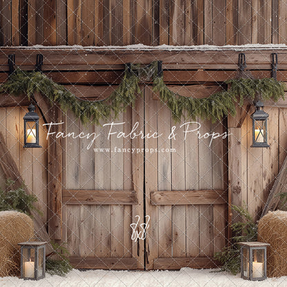 Winter Barn Entry - with Sweep Option