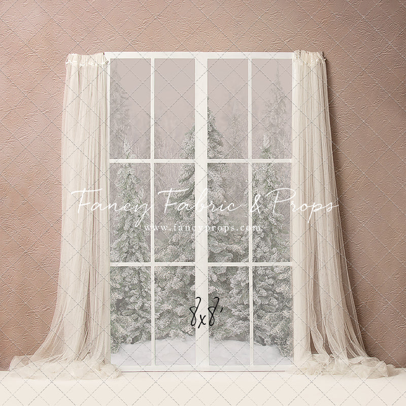 Woodland Winter Window