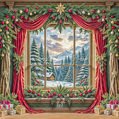 Yuletide Bloom View - with Sweep Option
