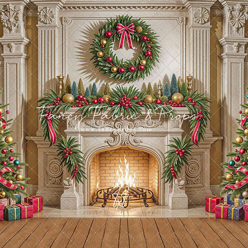 Yuletide Hearth - with Sweep Option