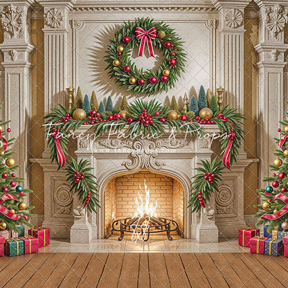 Yuletide Hearth - with Sweep Option