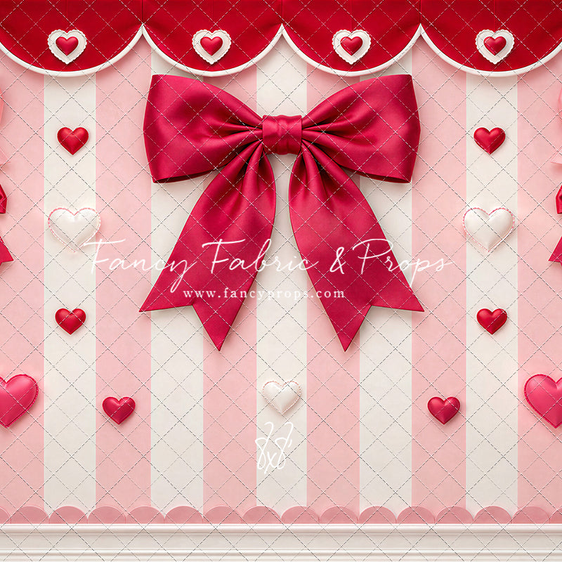 Bow Tied Valentine Wall - With Sweep Option