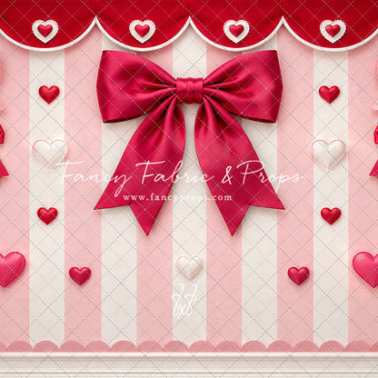 Bow Tied Valentine Wall - With Sweep Option