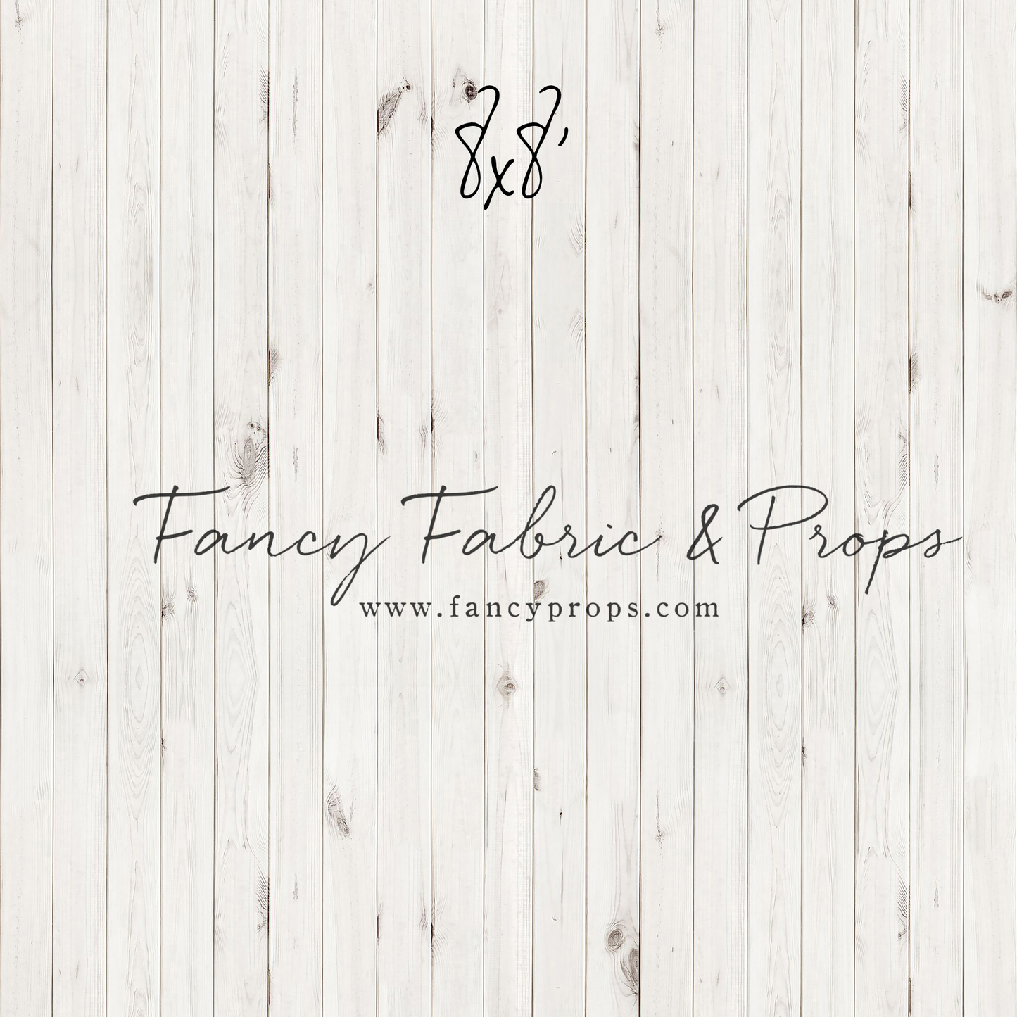 White Wooden Planks Mat Floor