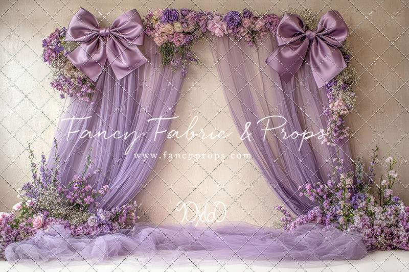 Amethyst Bow Blooms - With Sweep Option