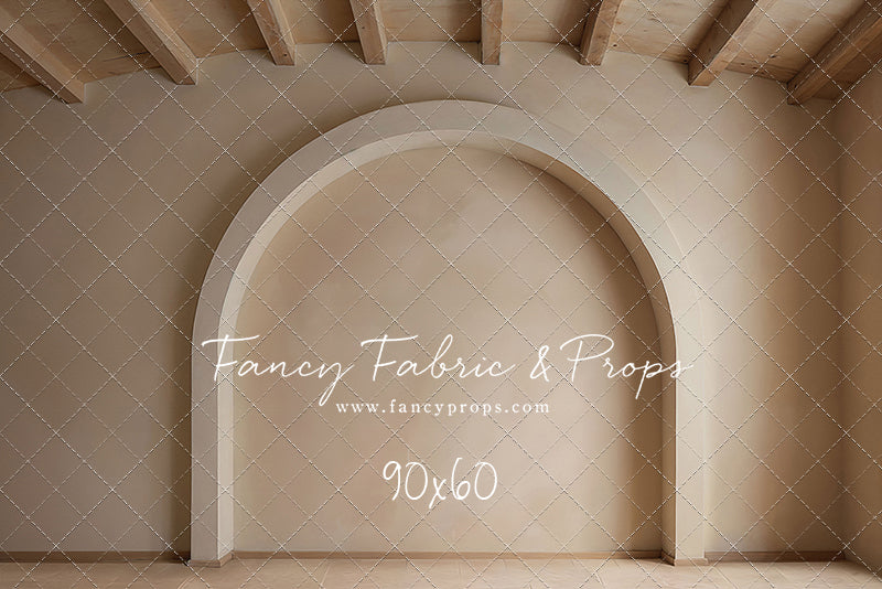 Beige Elegant Arch - Tile Floor - With Sweep Option