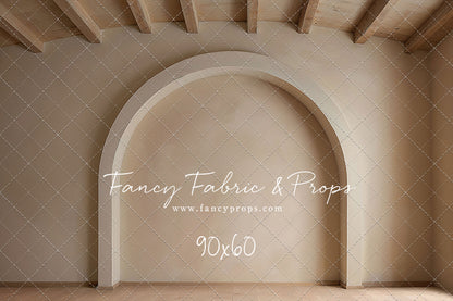 Beige Elegant Arch - Wood Floor - With Sweep Option