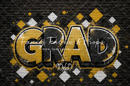 Black & Gold Grad - With Sweep Option
