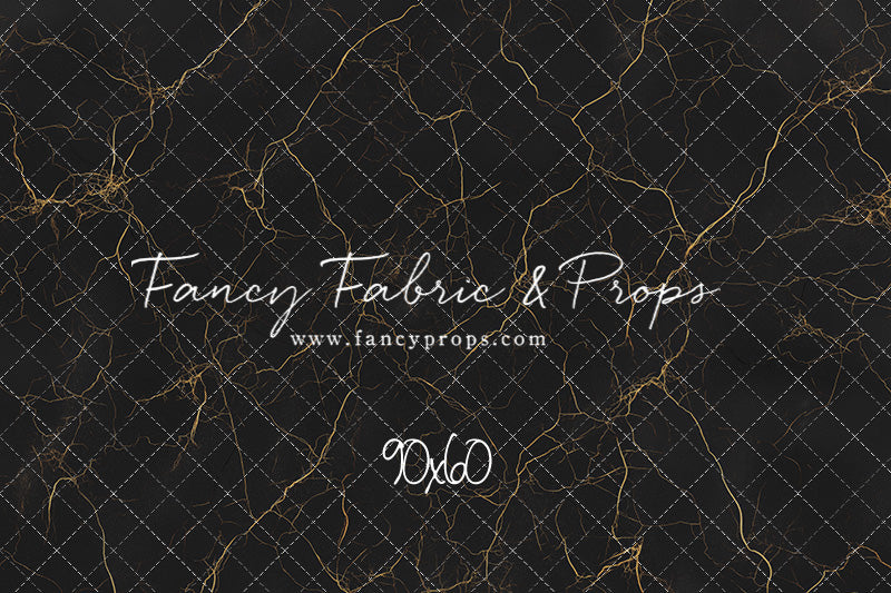 Black & Gold Marble - Floor