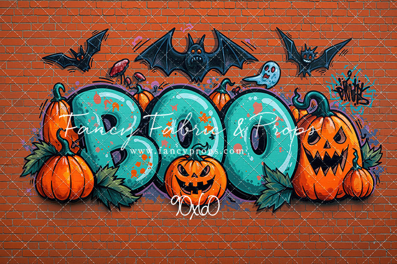Boo Crew Graffiti Wall - With Sweep Option