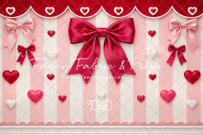 Bow Tied Valentine Wall - With Sweep Option