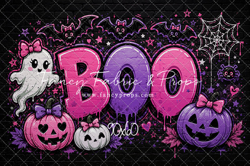 Bubblegum Boo Wall - With Sweep Option