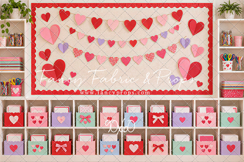 Cheerful Valentine Classroom - With Sweep Option