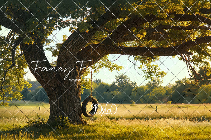 Childhood Tire Swing - with Sweep Option