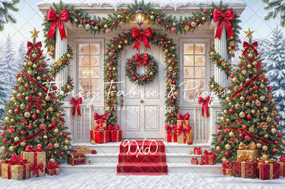 Christmas Front Porch Classic - With Sweep Option