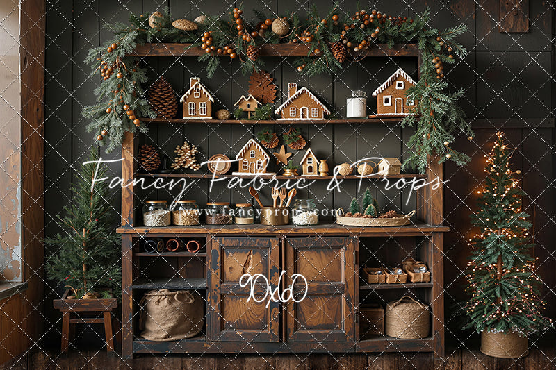 Christmas Kitchen Charm - With Sweep Option