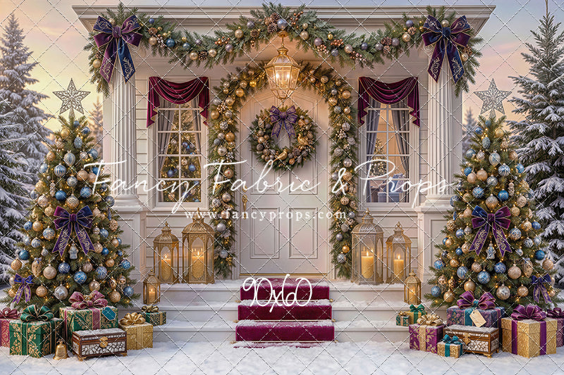 Christmas Plum Home - With Sweep Option