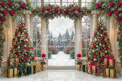 Christmas Rose Gala - with Sweep Option