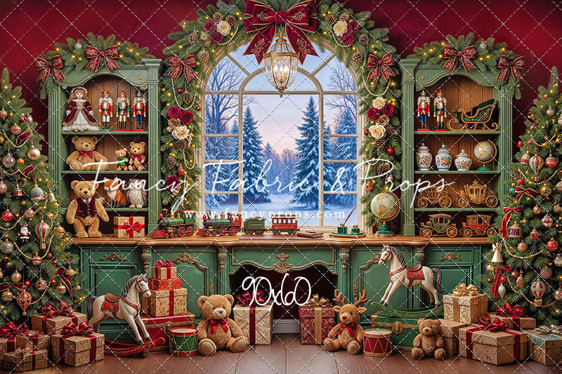 Christmas Toy Cabinet - with Sweep Option