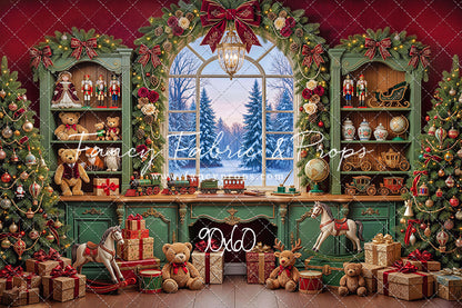 Christmas Toy Cabinet - with Sweep Option
