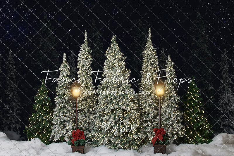 Christmas Cottage Trees