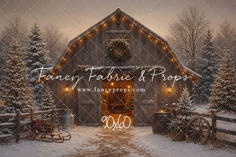Christmas In The Timber Barn - with Sweep Option