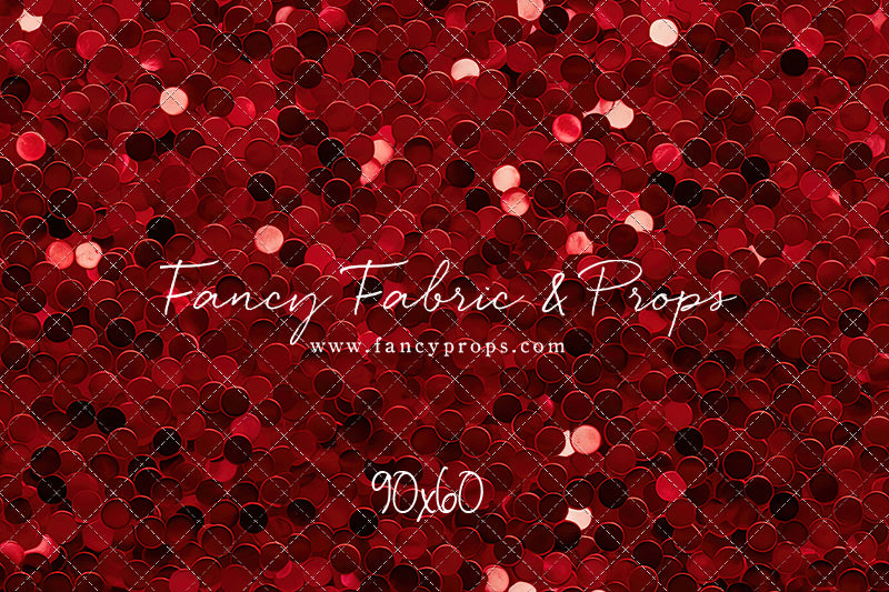 Chunky Red Sequins