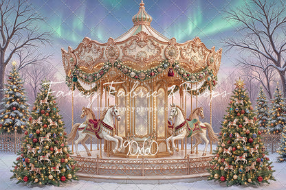 Classic Christmas Carousel - With Sweep Option