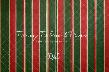 Classic Christmas Stripe - With Sweep Option