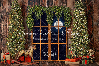 Classic Rustic Window With Trees