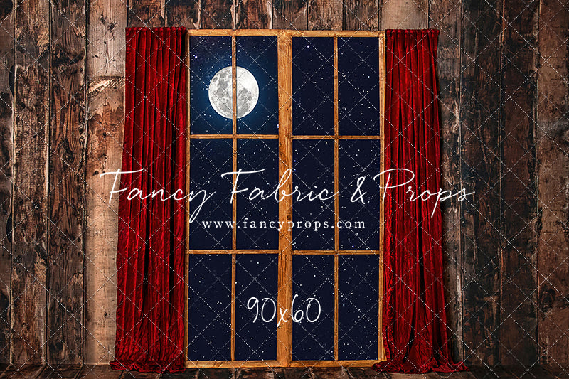 Classic Window With Drapes