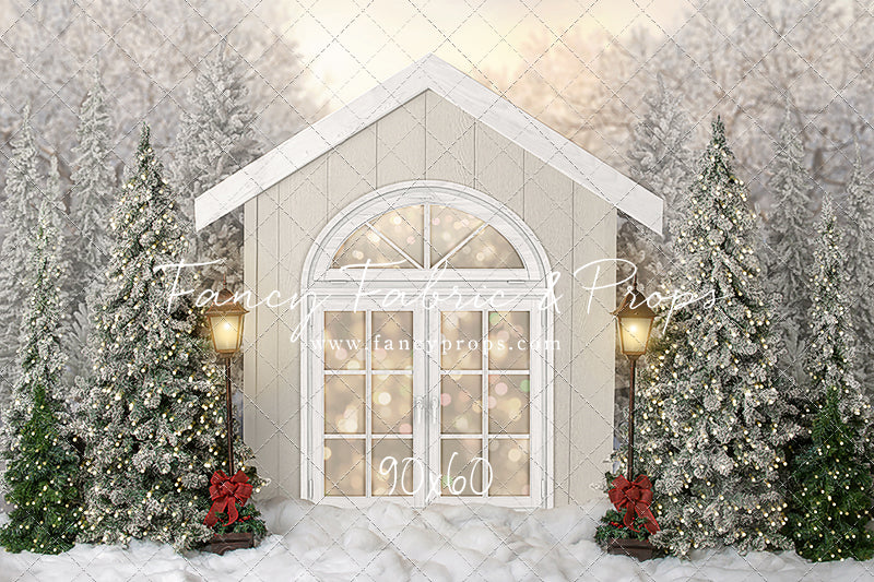 Classy Christmas Cottage - 2pc Mini Room