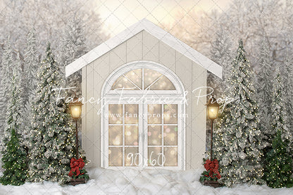 Classy Christmas Cottage - 2pc Mini Room