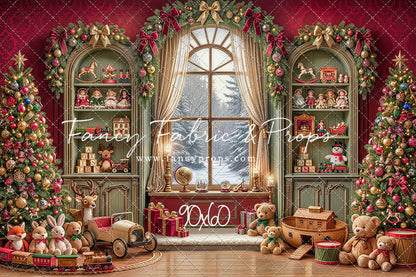 Darling Damask Christmas - with Sweep Option