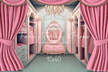 Elegant Armoire - Sage Floor Option - With Sweep Option