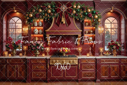 Elegant Scarlet Kitchen - With Sweep Option
