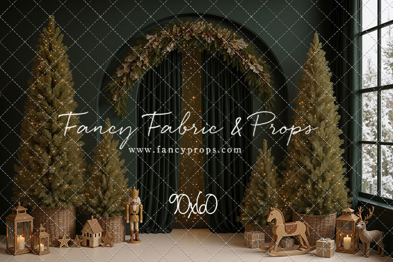 Emerald Christmas Arch - With Sweep Option