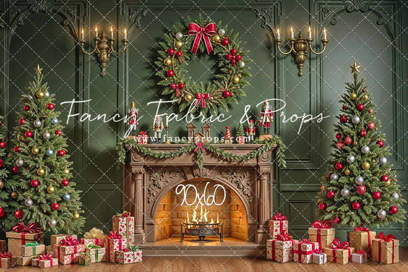 Emerald Christmas Room - with Sweep Option