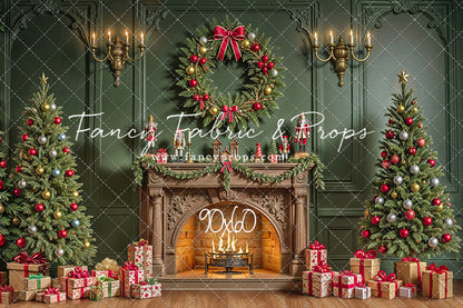 Emerald Christmas Room - with Sweep Option