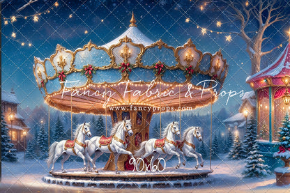 Enchanted Holiday Carousel - With Sweep Option